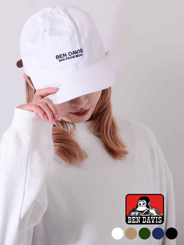 BEN,DEVIS,ベンデイビス,帽子,キャップ,メンズ,レディース,ユニセックス,ブランド,6パネル,TWILL,CAP,BDW-9483