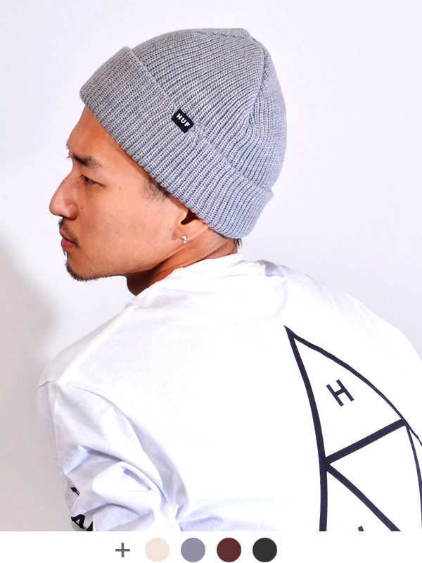 HUF,ビーニー,ハフ,キャップ,メンズ,レディース,ユニセックス,帽子,ニット帽,ブランド,おしゃれ,かわいい,無地,シンプル,BN00134