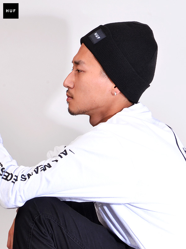HUF,ビーニー,ハフ,キャップ,メンズ,レディース,ユニセックス,帽子,ニット帽,ブランド,おしゃれ,かわいい,無地,BN00090-B