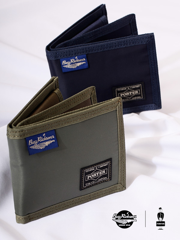 BUZZ,RICKSON'S,バズリクソンズ,PORTER,ポーター,財布,メンズ,レディース,二つ折り,HEAVY,NYLON,TWILL,WALLET,BR02614