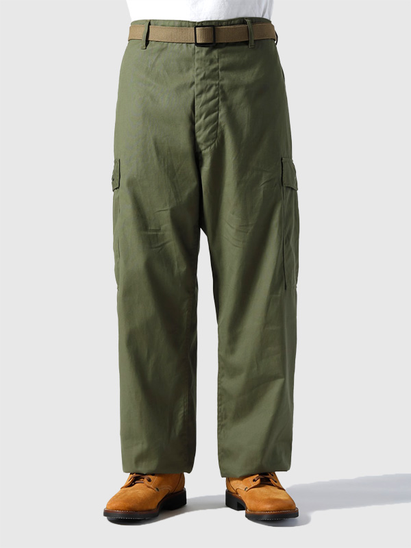 BUZZ,RICKSON'S,バズリクソンズ,TROUSERS,,MEN'S,,COTTON,WIND,RESISTANT,POPLIN,,OLIVE,GREEN,,ARMY,SHADE,107,SHORT,LENGTH,BR42500