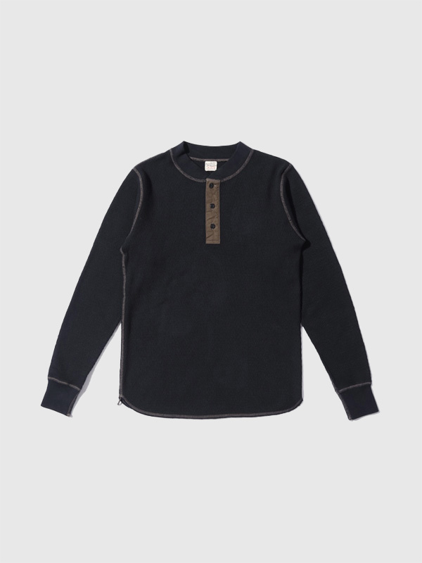 BUZZ,RICKSON'S,バズリクソンズ,Tシャツ,長袖,メンズ,レディース,ユニセックス,おしゃれ,シンプル,ヘンリーネック,ロンT,BR68130