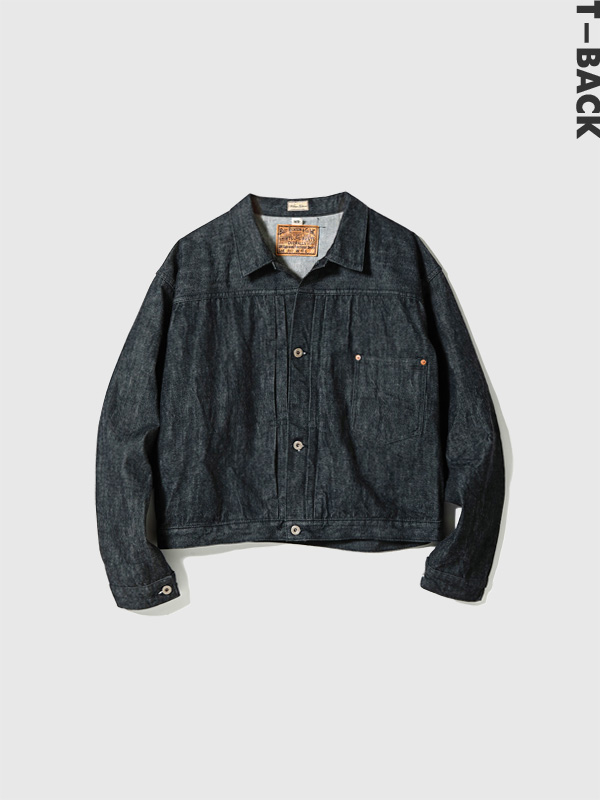 ファッション,通販,BUZZ,RICKSON'S,バズリクソンズ,デニム,ジャケット,Tバック,ウィリアム,ギブソン,大戦モデル,ブラック,黒,BR16042T