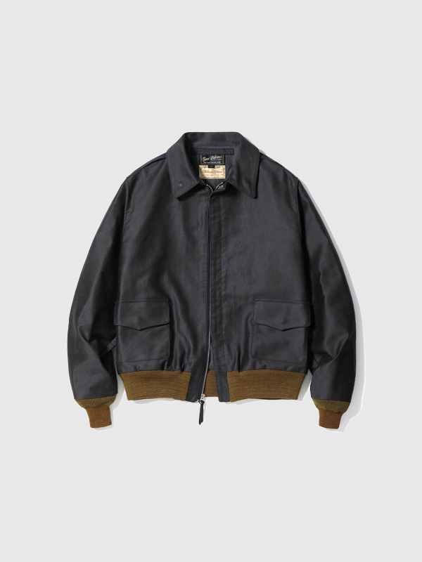 BUZZ,RICKSON'S,バズリクソンズ,ジャケット,A-2,ウイリアム,ギブソン,アウター,ジャングルクロス,ミックスリブ,BR15774