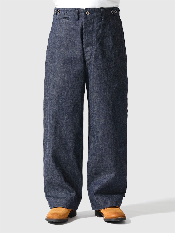 BUZZ,RICKSON'S,バズリクソンズ,パンツ,M-43,トラウザース,デニム,ジョッパースタイル,ワイド,シビリアンモデル,BR42596