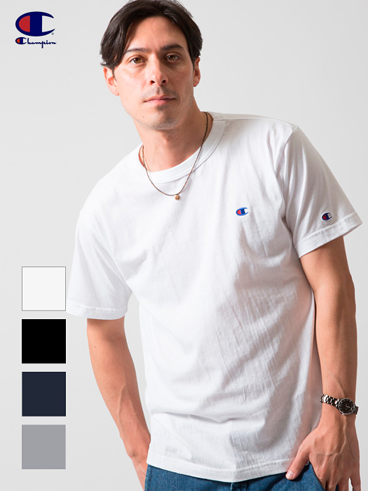 通販,CHAMPION,チャンピオン,Tシャツ,半袖,黒,ロゴ,Cロゴ,部屋着,C3-H359
