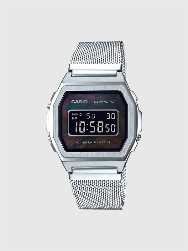 ファッション,【国内正規品】CASIO,PREMIUM,カシオ,プレミアム,腕時計,デジタル,防水,フルメタル,白蝶貝,A1000M-1BJF