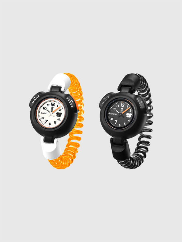 サ時計（サウナー専用腕時計）　オレンジ　casio カシオ カシオから「サウナー専用腕時計」誕生！12分計&通常時計で自分