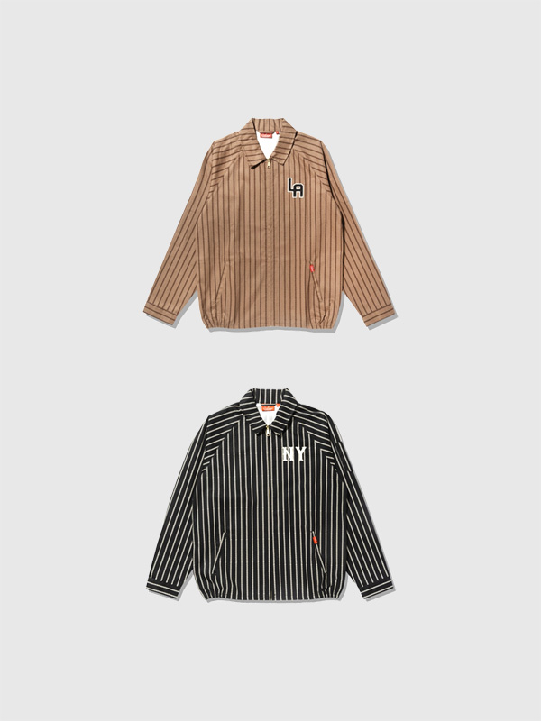 COOKMAN,クックマン,デリバリー,ジャケット,二グロ,リーグ,Ball,Seam,Stripe,ロサンゼルス,ニューヨーク,131-53472-53473