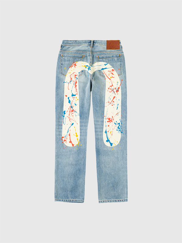 EVISU,エヴィス,ジーンズ,デニムパンツ,大黒,スプラッシュ,2020,レギュラーフィット,ボタンフライ,2ESHTM6JE105220