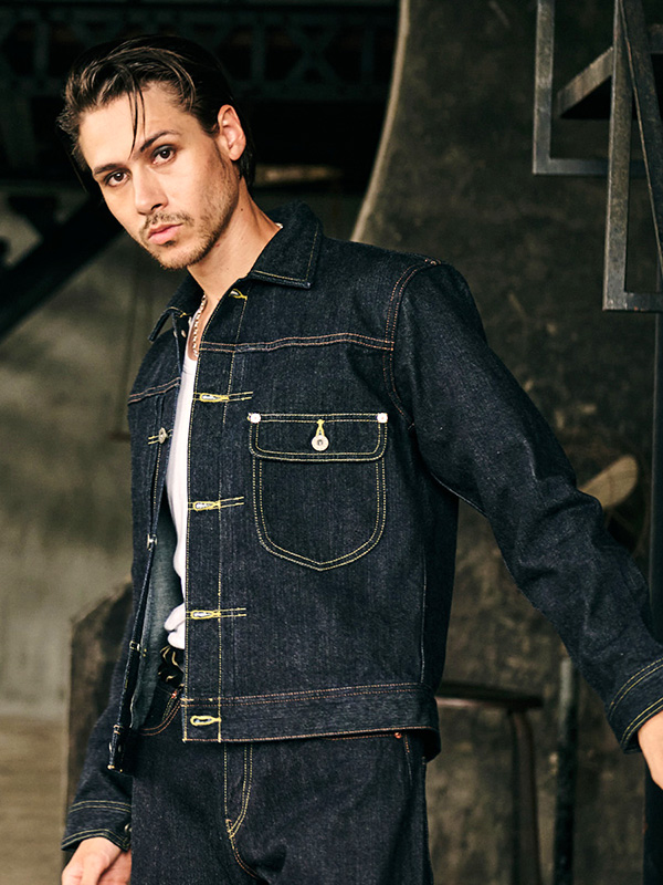 THE,FLAT,HEAD,フラットヘッド,デニム,ジャケット,14.5oz,左綾ジンバブエコットン,40sモデル,カウボーイ,大戦モデル,COWBOY,FN-OJ-D101