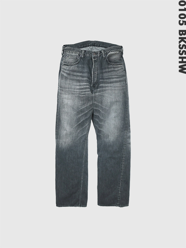 FULLCOUNT,0105SS,Dartford,ジーンズ,綿,100%,11.5oz,ワイド,ストレート,スーパースムース,ジンバブエ,0105BKSSHW