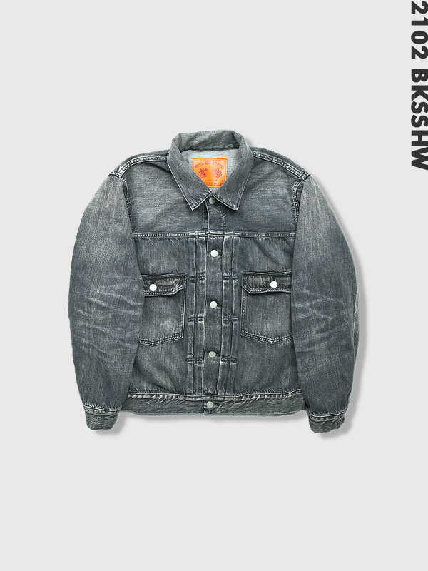 FULLCOUNT,2102SS,Dartford,フルカウント,デニム,ジャケット,Gジャン,2nd,モデル,エイジング加工,11.5oz,2102BKSSHW