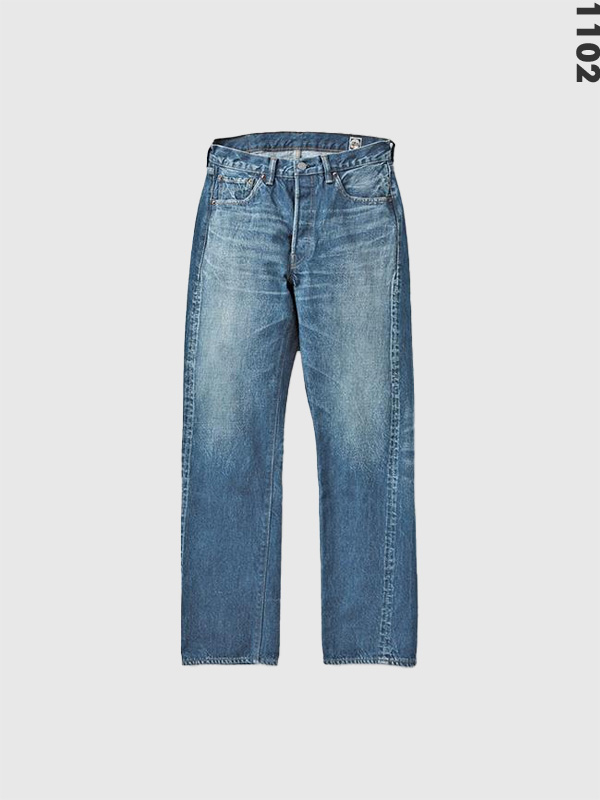 FULLCOUNT,1102,デニム,ジーンズ,綿,100%,13.7oz,ジンバブエ,コットン,レギュラーストレート,1101,1102-Fade,Straight,Denim,Fade