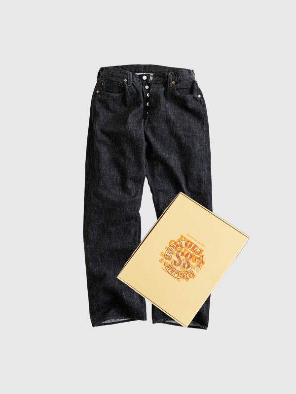 FULLCOUNT,フルカウント,デニム,パンツ,ジーンズ,大戦モデル,ドーナツボタン,11.5オンス,スーパースムース,ワイド,S0105BKSSW,WWII,Model