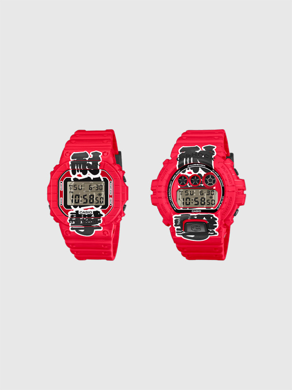 G-SHOCK,Gショック,時計,腕時計,デジタル,赤提灯,ちょうちん,日本製,ショックレジスト,20気圧防水,CASIO,DW-6900AKA-4JR,DW-5600AKA-4JR