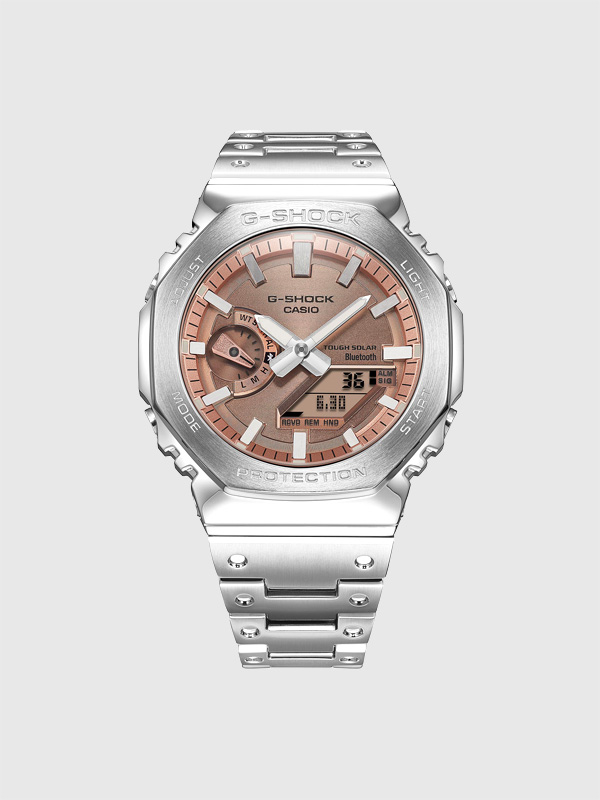 G-SHOCK,Gショック,ソーラー,時計,腕時計,FULL,METAL,2100,Series,時計,カシオ,ジーショック,フルメタ,GM-B2100AD-5AJF