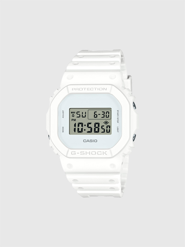G-SHOCK,Gショック,時計,腕時計,DIGITAL,5600,SERIES,デジタル,メンズ,レディース,ホワイト,ワントーン,耐衝撃構造,DW-5600WW-7JF