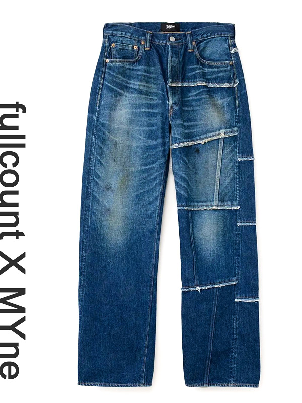FULLCOUNT,フルカウント,ジーンズ,デニム,パンツ,MYne,マイン,メンズ,レディース,0105,13.7,13.7oz,オンス,ストレート,定番,G08FC102