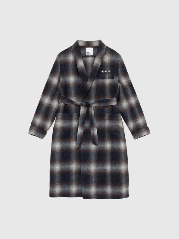 GDC,ジーディーシー,ガウン,シャツ,オンブレ,8芒星,STA,ロング丈,ゆったり,ルーズ,シャツ,ジャケット,Gown,Shirt,GD0456