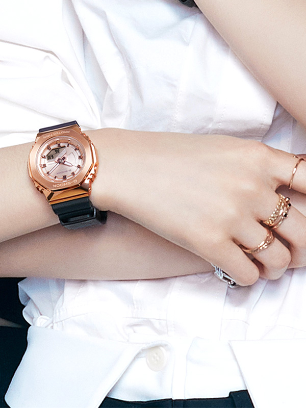 時計 G-SHOCK/GM-S2100PG-1A4JF Casio G-Shock GM-S2100PG-1A4JF Pink Gold Watch 45mm w/Box