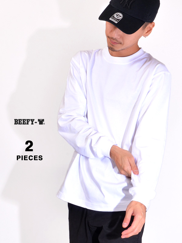Hanes,BEEFY,ロングスリーブ,ヘインズ,ビーフィー,長袖,2枚セット,Tシャツ,メンズ,レディース,ユニセックス,ロングTシャツ,H5186-2