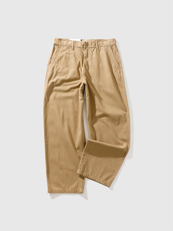 Hanes,ヘインズ,パンツ,チノ,ワイドフィット,ノータック,パンツ,綿,100%,ワーク,アメカジ,67140,HLKD202
