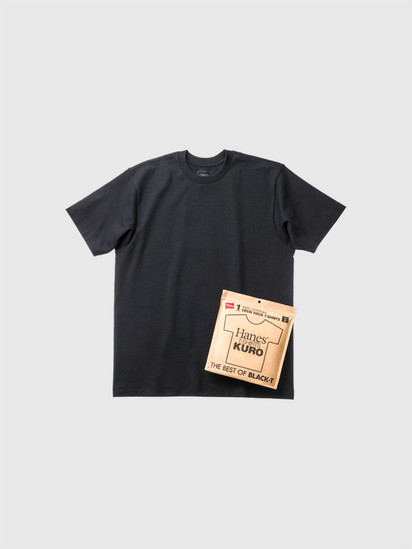 Hanes,KURO,ヘインズ,クロ,Tシャツ,メンズ,レディース,半袖,黒,黒T,ユニセックス,大きいサイズ,綿100%,無地,HANES,KURO,HM1-B201