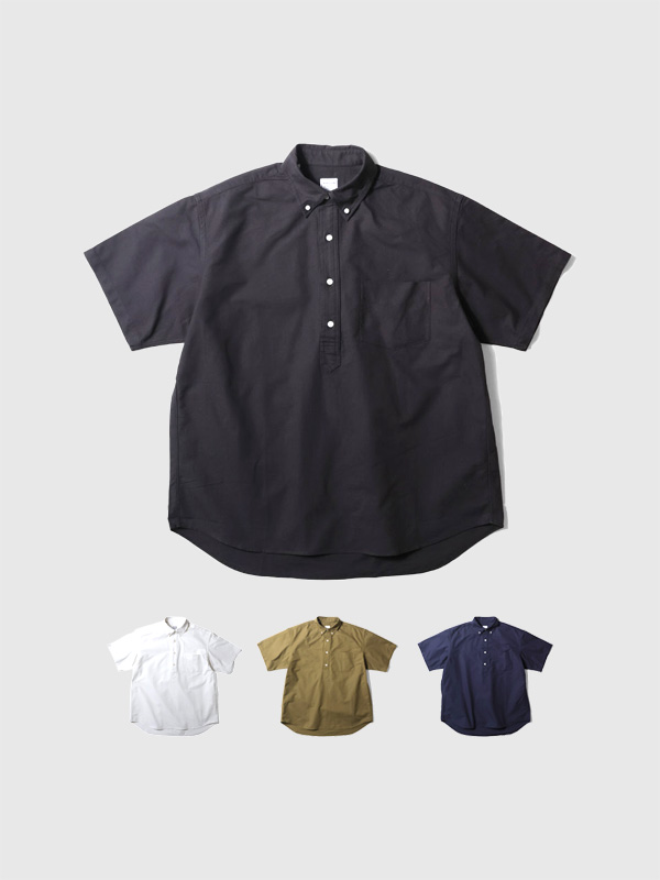 HOUSTON,ヒューストン,シャツ,メンズ,レディース,シンプル,おしゃれ,かっこいい,PULLOVER,SHIRT,オックスフォード,ボタン,ダウン,41135