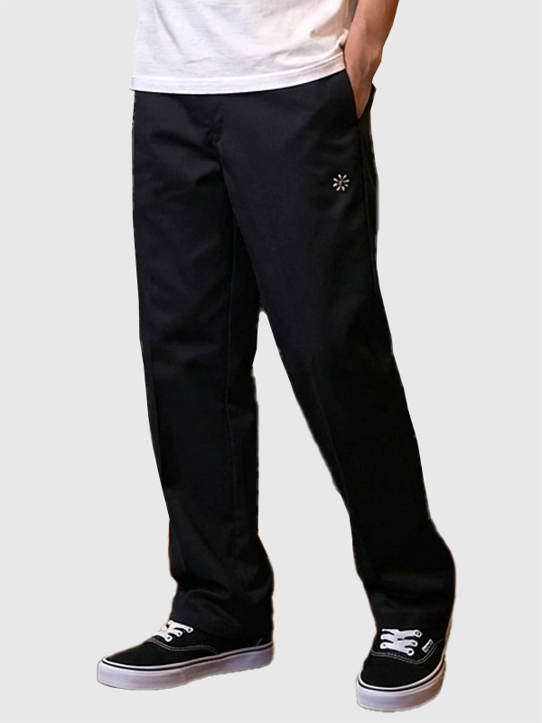 HTC,ディッキーズ,パンツ,フラワースタッズ,カスタム,874,ワークパンツ,チノパン,ブラック,アンバー,ラインストーン,Flower,Stone