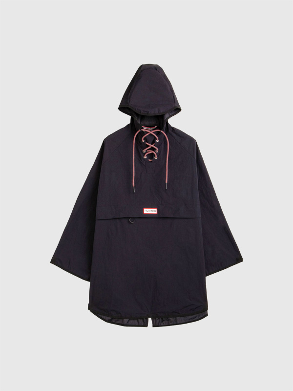 HUNTER,ハンター,トラベル,ポンチョ,レインポンチョ,カッパ,雨具,レインウェア,トラベル,Hunter,レースアップ,パッカブル,UOW1000NRS