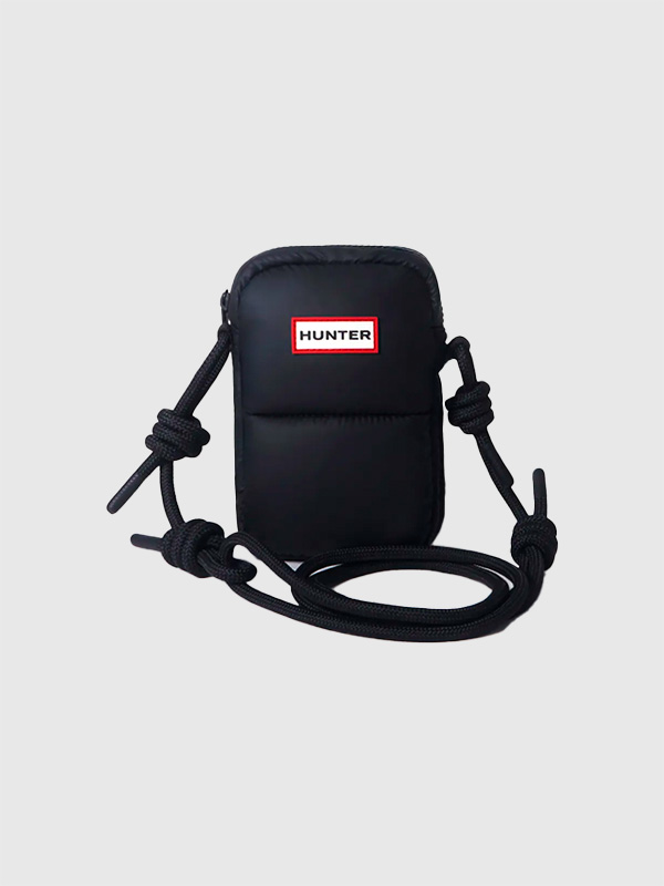 HUNTER,ハンター,バッグ,ミニバッグ,イントレピッド,エクストラ,パフ,フォン,ポーチ,サコッシュ,ラバー,ロゴ,耐水,UBX5515KBM