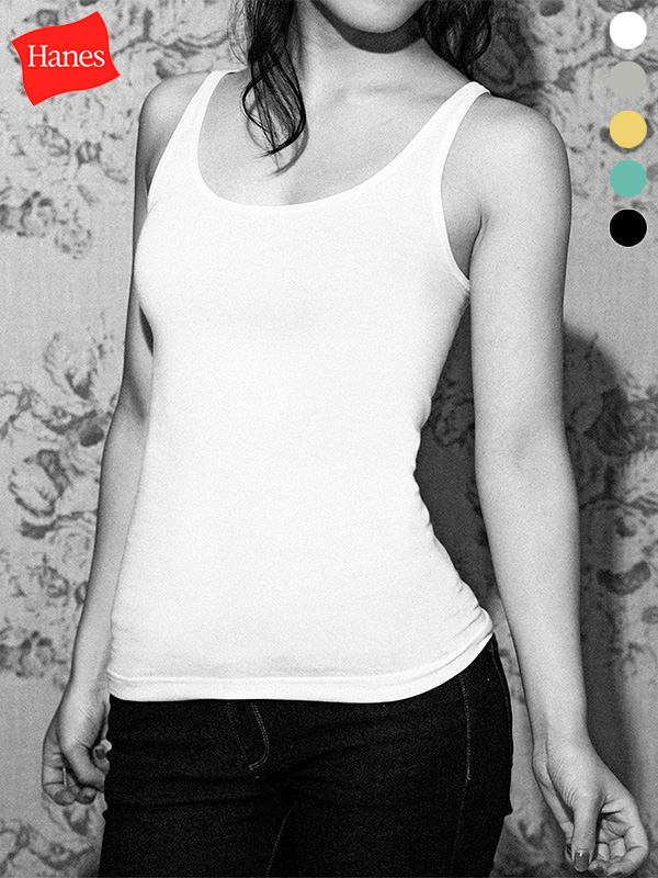 Hanes,ヘインズ,タンクトップ,レディース,HANES,UNDIES,アンディ―ズ,TAMI,タミ,TANKTOP,CAMISOLE,キャミソール,ノースリーブ,HW2-K201