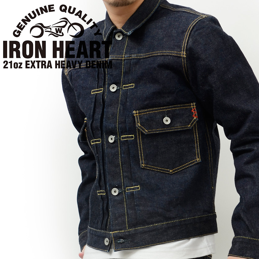 トップス,ボトムス,通販,IRON,HEART,アイアンハート,Gジャン,デニム,ジャケット,18オンス,セルビッチ,2nd,トラッカー,IHJ-51