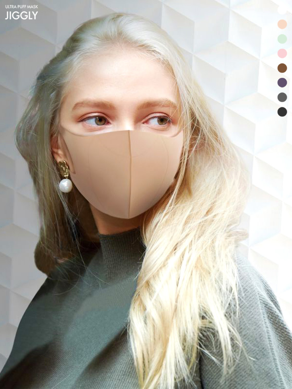 ゆうメール便送料無料】ULUTRA PUFF MASK JIGGLY マスク 洗える