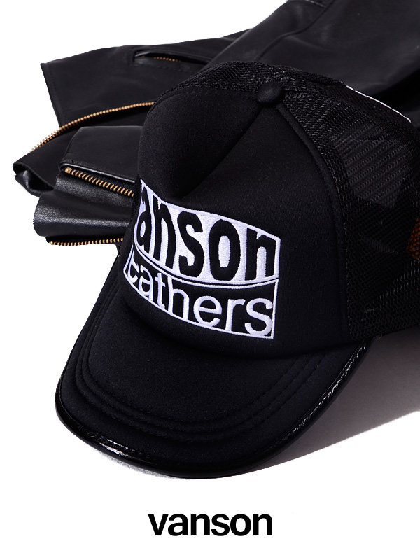 VANSON,バンソン,キャップ,メンズ,レディース,ユニセックス,ブランド,黒,ブラック,ロゴ刺繍,帽子,ジャ二―さん,LB-199-02010