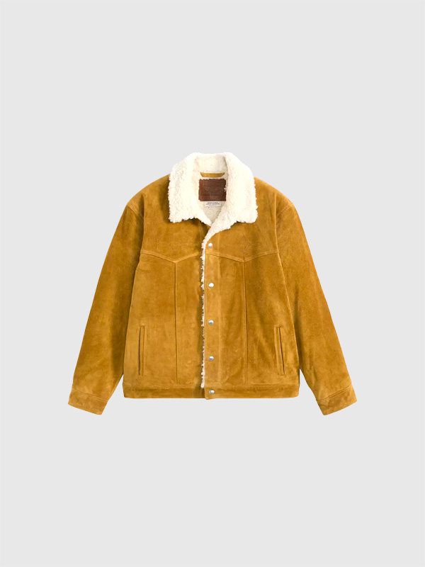 Levis,スエード,リーバイス,レザー,ジャケット,スエード,トラッカー,ジャケット,シェルパ,裏ボア,ウエスタン,ヨーク,刺繍,003WH-0000