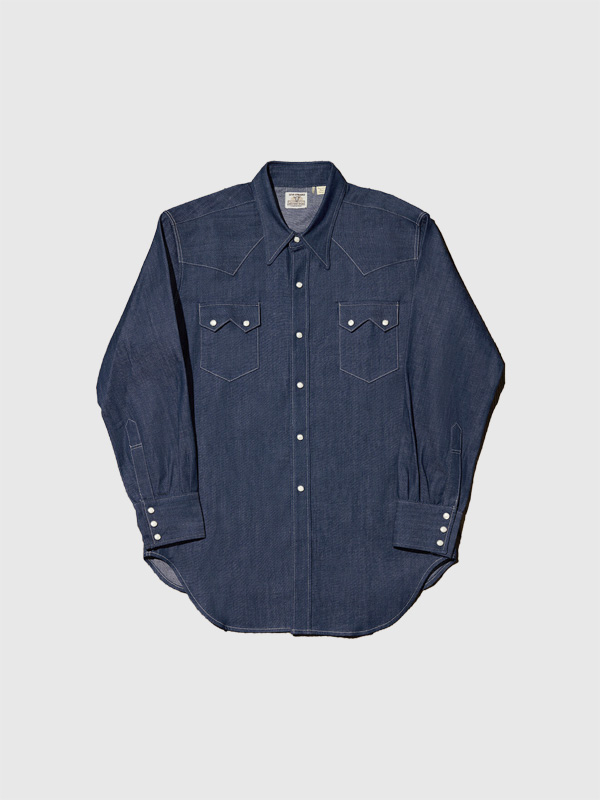 ヴィンテージ リーバイス levi's ショートホーン デニムシャツ