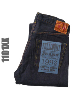FULLCOUNT,フルカウント,ジーンズ,デニム,パンツ,メンズ,レディース,1101XX,1101XXW,15.5oz,15.5オンス,ストレート,定番,1101XX