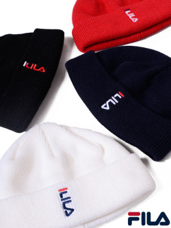 FILA,フィラ,ニット帽,メンズ,レディース,ユニセックス,キッズ,ブランド,帽子,キャップ,FRONT,LOGO,KNIT,WATCH,CAP,198-113802