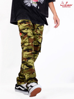 COOKMAN,クックマン,シェフパンツ,chef,pants,メンズ,レディース,ユニセックス,Cargo,Pants,Woodland,Camo,カーゴパンツ,231-03826