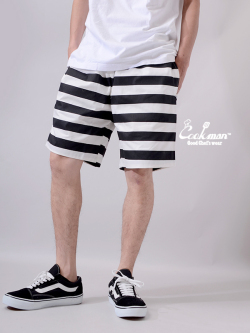 COOKMAN,クックマン,シェフパンツ,ショートパンツ,chef,pants,メンズ,レディース,Chef,Short,Pants,Border,コックマン,231-92856