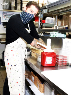 COOKMAN,クックマン,エプロン,おしゃれ,かわいい,ブランド,ロング,レディース,メンズ,Long,Apron,Sauce,Splash,233-03991