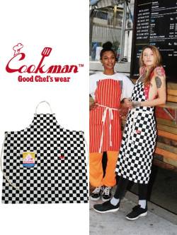 COOKMAN,クックマン,エプロン,男女兼用,おしゃれ,かわいい,Long,Apron,Checker,ロングエプロン,チェッカー,前掛け,DIY,233-91903