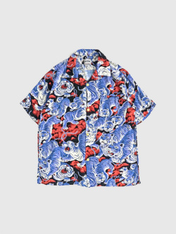 【美品】HOUSTON アロハシャツ ヒューストン 百虎 XL タイガー 虎柄 HOUSTON ヒューストン シャツ 百虎 アロハシャツ メンズ