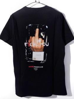 FOUR,FINGER,CLUB,フォーフィンガークラブ,4,FINGER,CLUB,Tシャツ,半袖,5-4FINGER,指,F$CK,YOU,ストリート,5-4FINGER-B