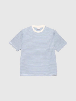 Healthknit,ヘルスニット,ボーダー,Tシャツ,半袖,メンズ,レディース,おしゃれ,かわいい,ナローボーダー,クルーネック,51013