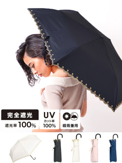 Wpc,日傘,折りたたみ傘,晴雨兼用,完全遮光,完全UVカット,遮光率100%,完全遮光100%,UPF+50,遮熱効果,レディース,おしゃれ,801-972