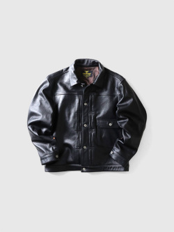 ヒューストン　Houston 牛革　レザージャケット38 USA製 中古・古着通販】HOUSTON (ヒューストン) レザージャケット