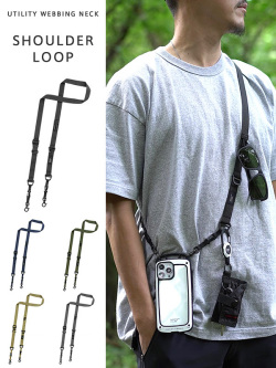 Root Co ルートコー キーホルダー ネックストラップ ショルダーストラップ メンズ レディース ブランド スマホ アウトドア Gravity Utility Webbing Neck Shoulder Loop アイフォングッズ キャンプ 登山 q 海 川 湖 Guwn 4311